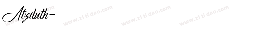 Atziluth字体转换