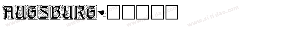 AUGSBURG字体转换