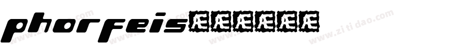 phorfeis字体转换