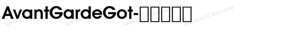 AvantGardeGot字体转换
