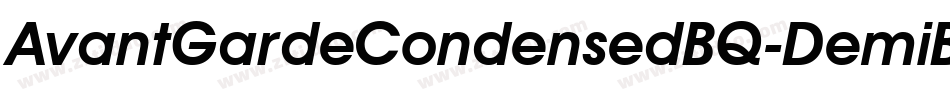 AvantGardeCondensedBQ-DemiBold字体转换