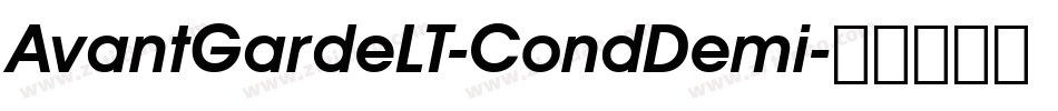 AvantGardeLT-CondDemi字体转换