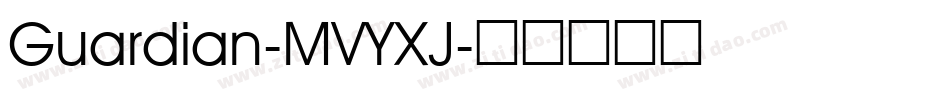 Guardian-MVYXJ字体转换