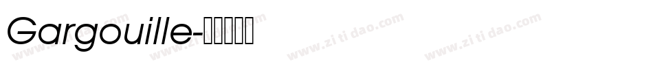 Gargouille字体转换