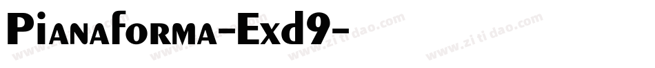 Pianaforma-Exd9字体转换
