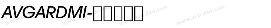 AVGARDMI字体转换