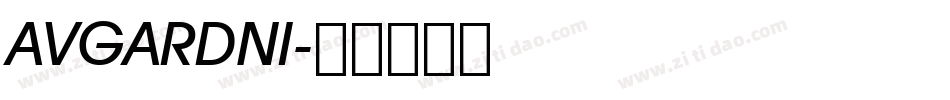 AVGARDNI字体转换