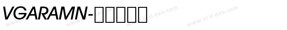 VGARAMN字体转换