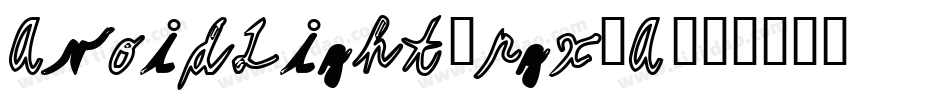 AvoidLight-rgx2A字体转换