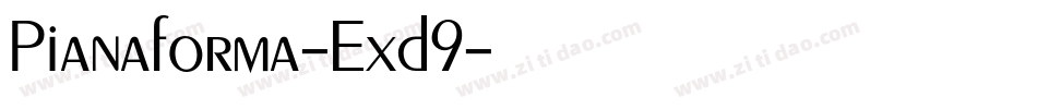 Pianaforma-Exd9字体转换