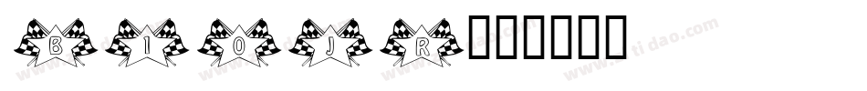 B10jr字体转换