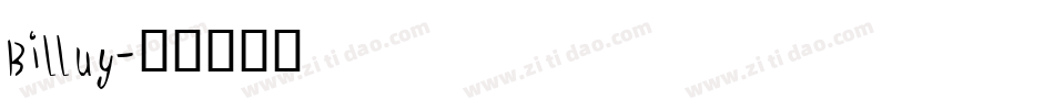 Billuy字体转换