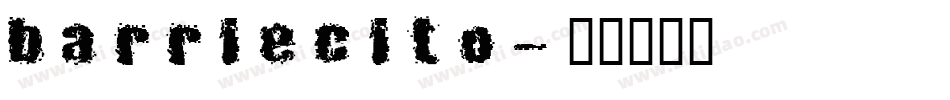 barriecito字体转换