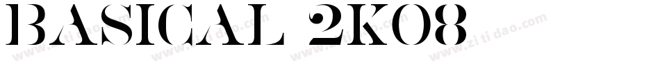 Basical-2Ko8字体转换