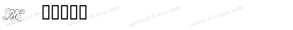 BE字体转换