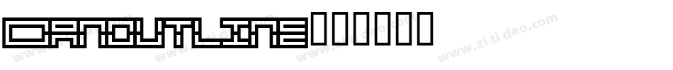 Danoutline字体转换