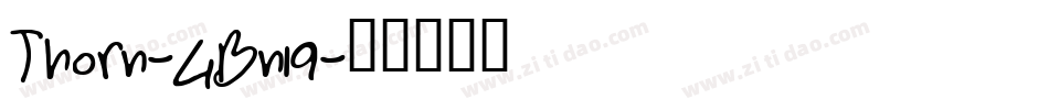 Thorn-4Bn19字体转换