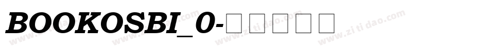 BOOKOSBI_0字体转换