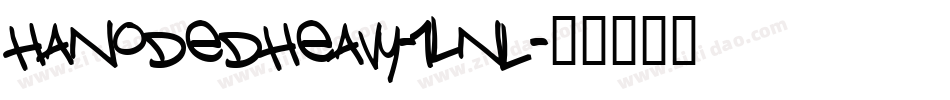 HanodedHeavy-1lnL字体转换