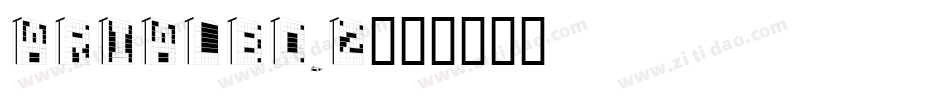 arialbd_2字体转换