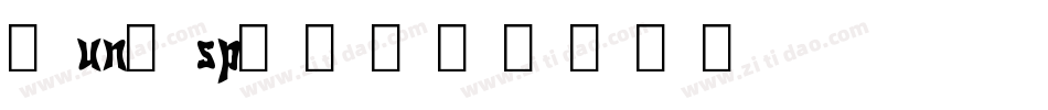 Runkspad字体转换