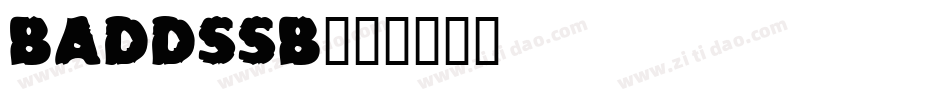 BADDSSB字体转换