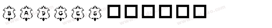 Badges字体转换