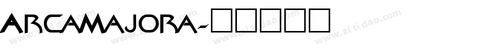 ArcaMajora字体转换