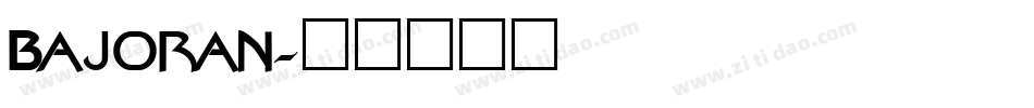 Bajoran字体转换