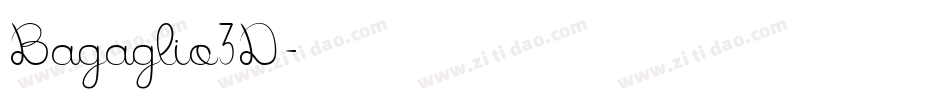 Bagaglio3D字体转换
