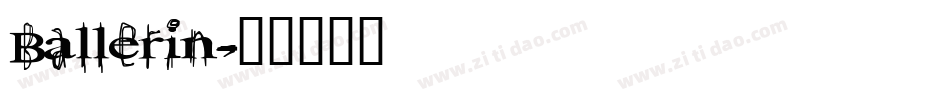 Ballerin字体转换