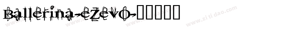 Ballerina-eZevO字体转换