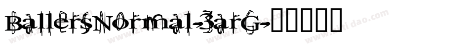BallersNormal-3arG字体转换