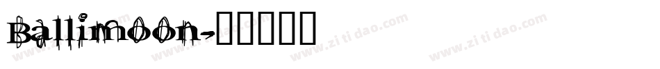 Ballimoon字体转换