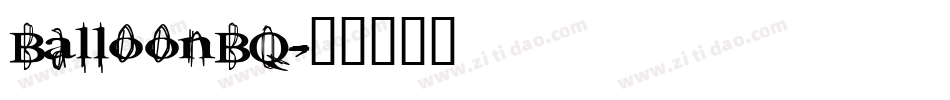 BalloonBQ字体转换