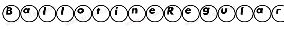 BallotineRegular-AOyA字体转换