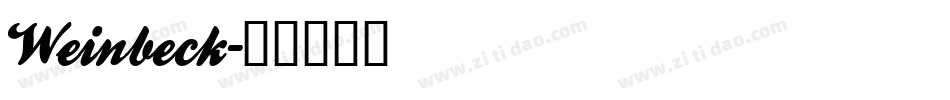Weinbeck字体转换