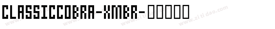 ClassicCobra-xmBR字体转换