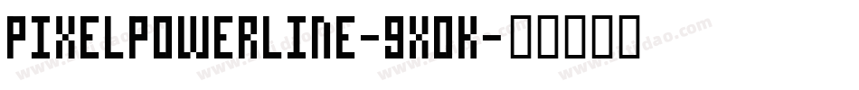 PixelPowerline-9xOK字体转换