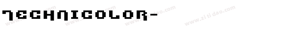 Technicolor字体转换