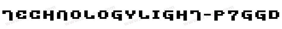 TechnologyLight-p7gGD字体转换