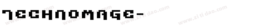 Technomage字体转换