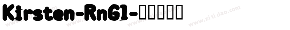 Kirsten-RnGl字体转换