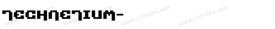 Technetium字体转换