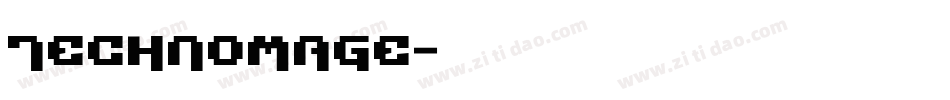 Technomage字体转换