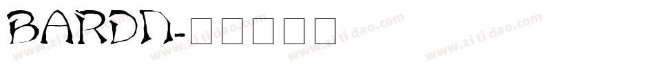 BARDN字体转换
