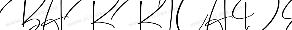 BARRICADED字体转换