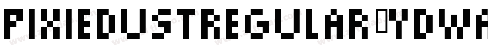 PixieDustRegular-YDwa字体转换