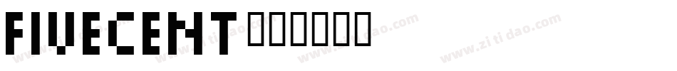 fivecent字体转换