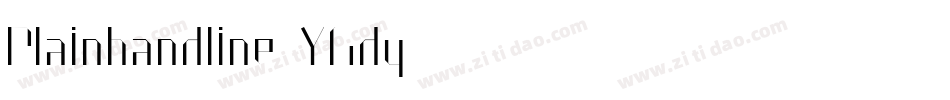 Plainhandline-Y6dq字体转换